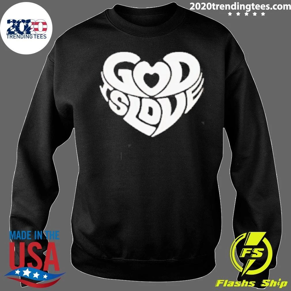 God Is Love Heart Logo Shirt