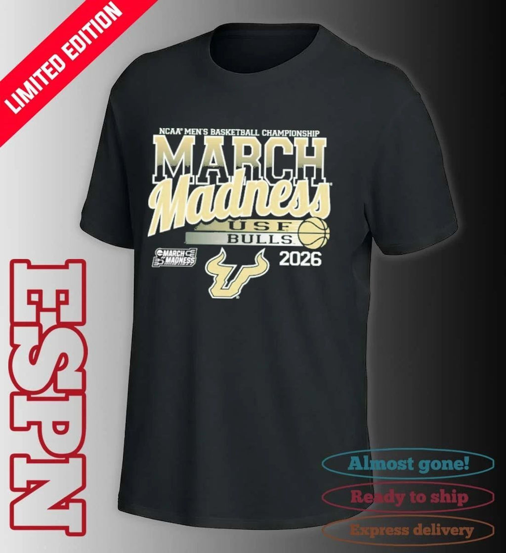 University of South Florida Men’s Basketball 2026 March Madness Bound Shirt