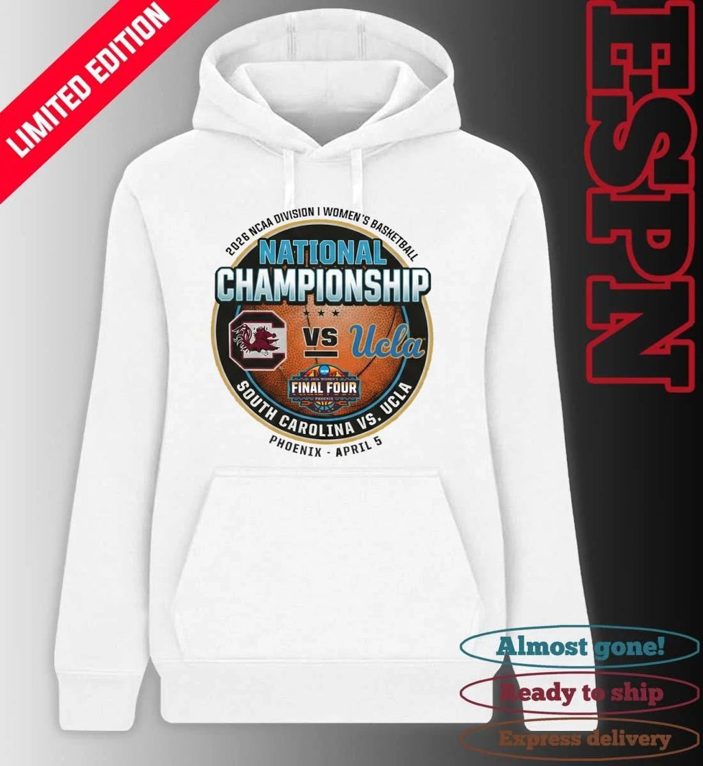 South Carolina Gamecocks Vs Ucla Bruins 2026 NCAA DI Women’s Basketball National Championship Shirt