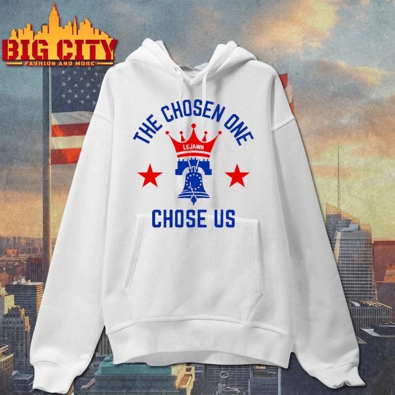 The Chosen One Chose Us Liberty Bell Crown Philadelphia Basketball Graphic Shirt