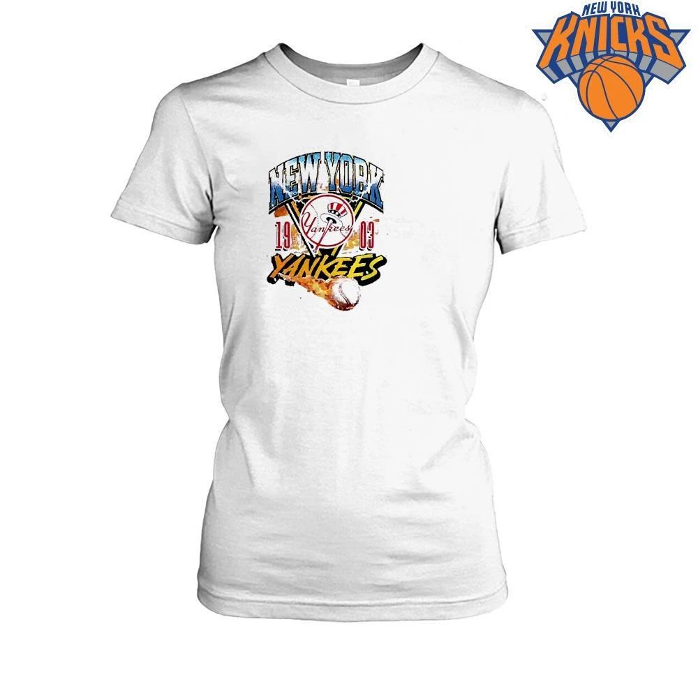 New York Yankees Fireball White Shirt