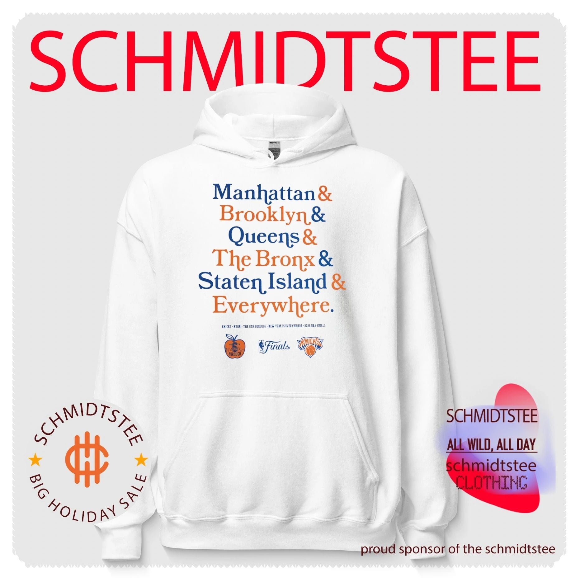 Manhattan Brooklyn Queens Knicks the 6th borough New York is everywhere 2026 NBA Finals shirt