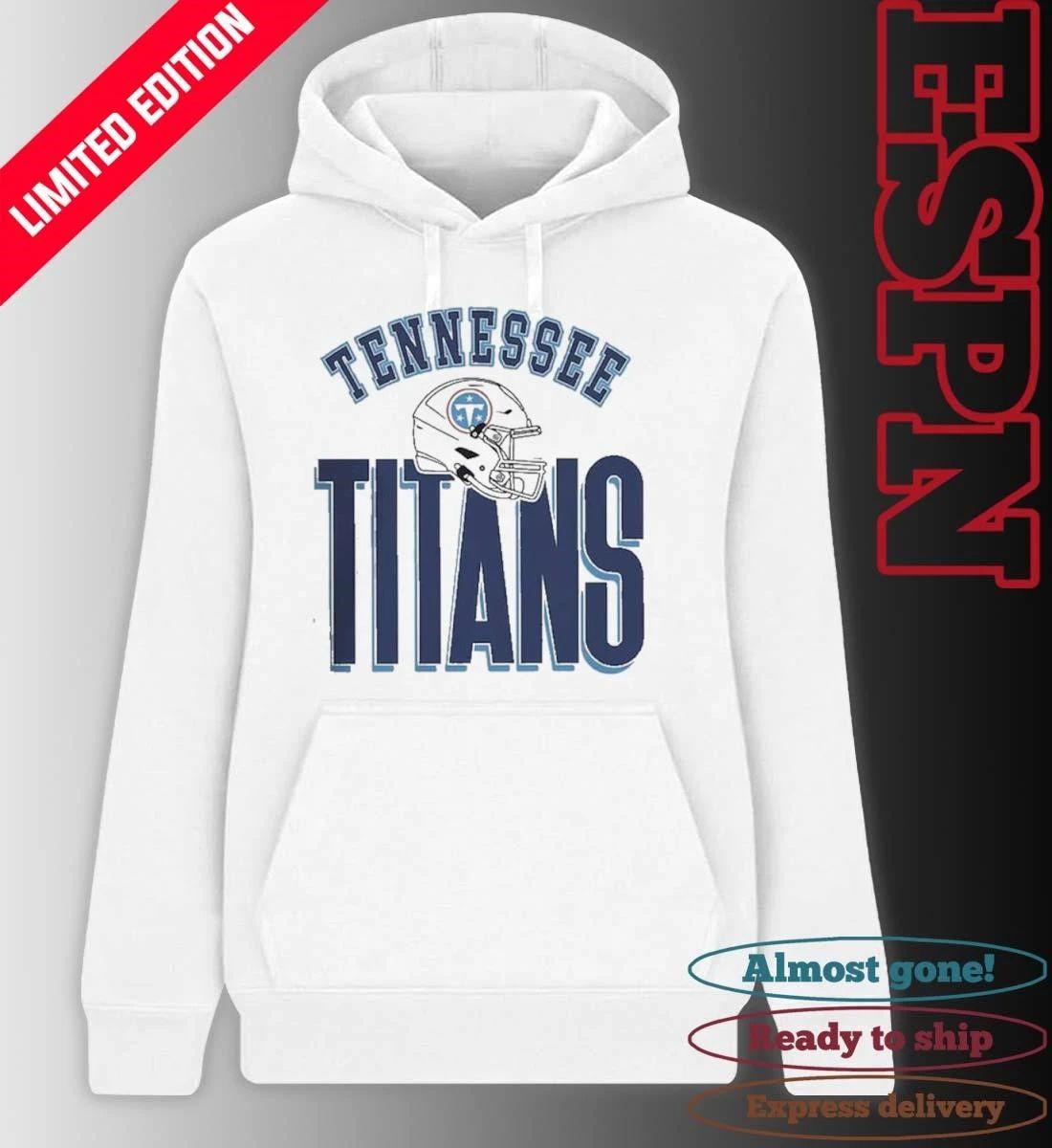 Tennessee Titans Helmet Fierce Focus T-Shirt