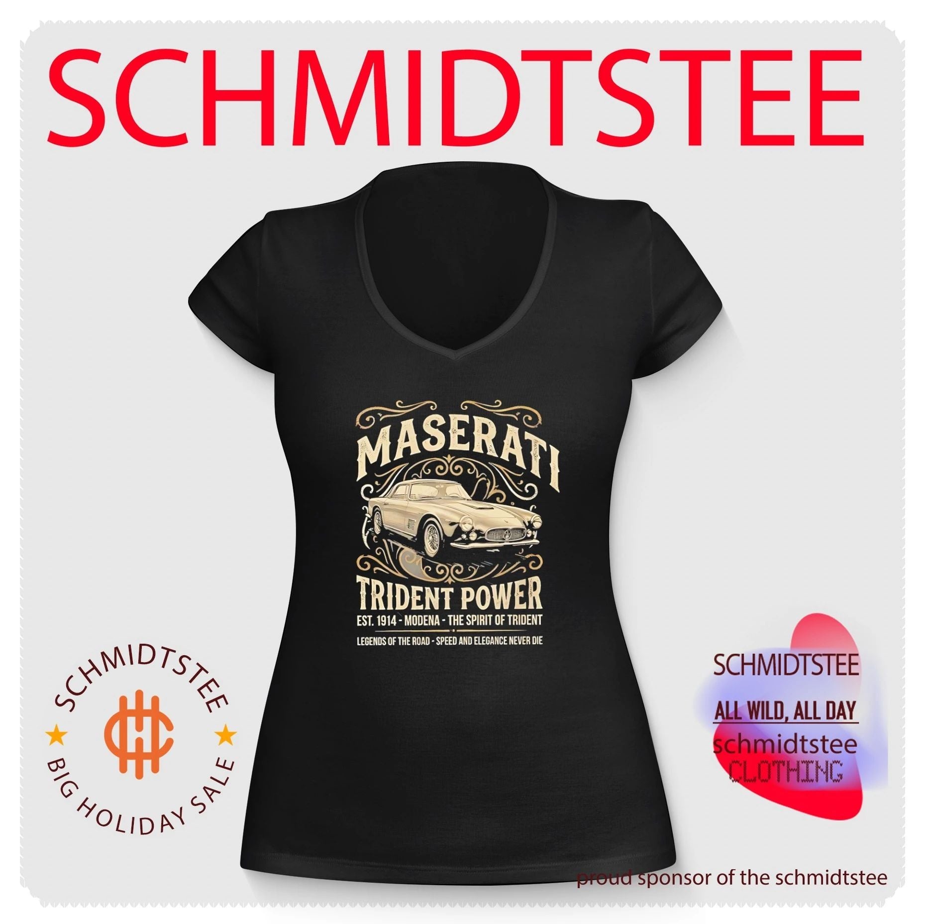 Maserati trident power est 1914 Modena the spirit of trident vintage shirt