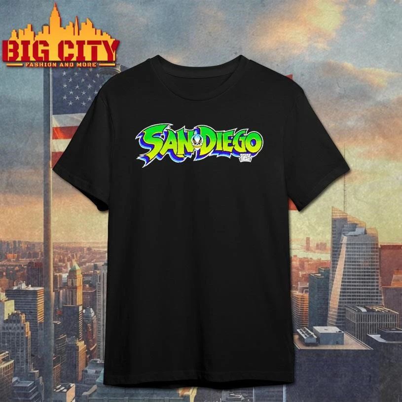 San Diego 2026 Graffiti Skull Streetwear T Shirt