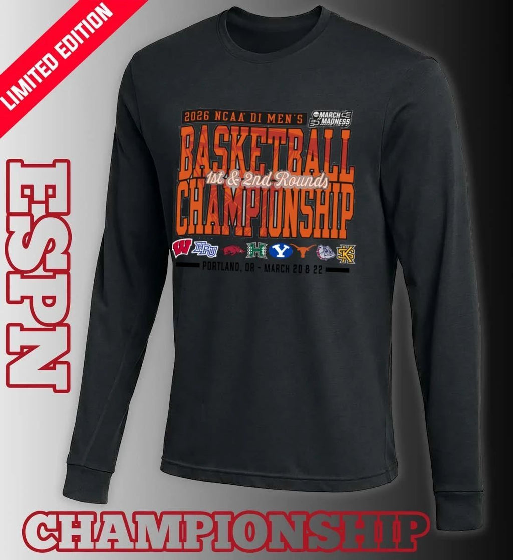 Portland, OR 2026 NCAA DI Men’s Basketball Championship – March 20 & 22 T-Shirt