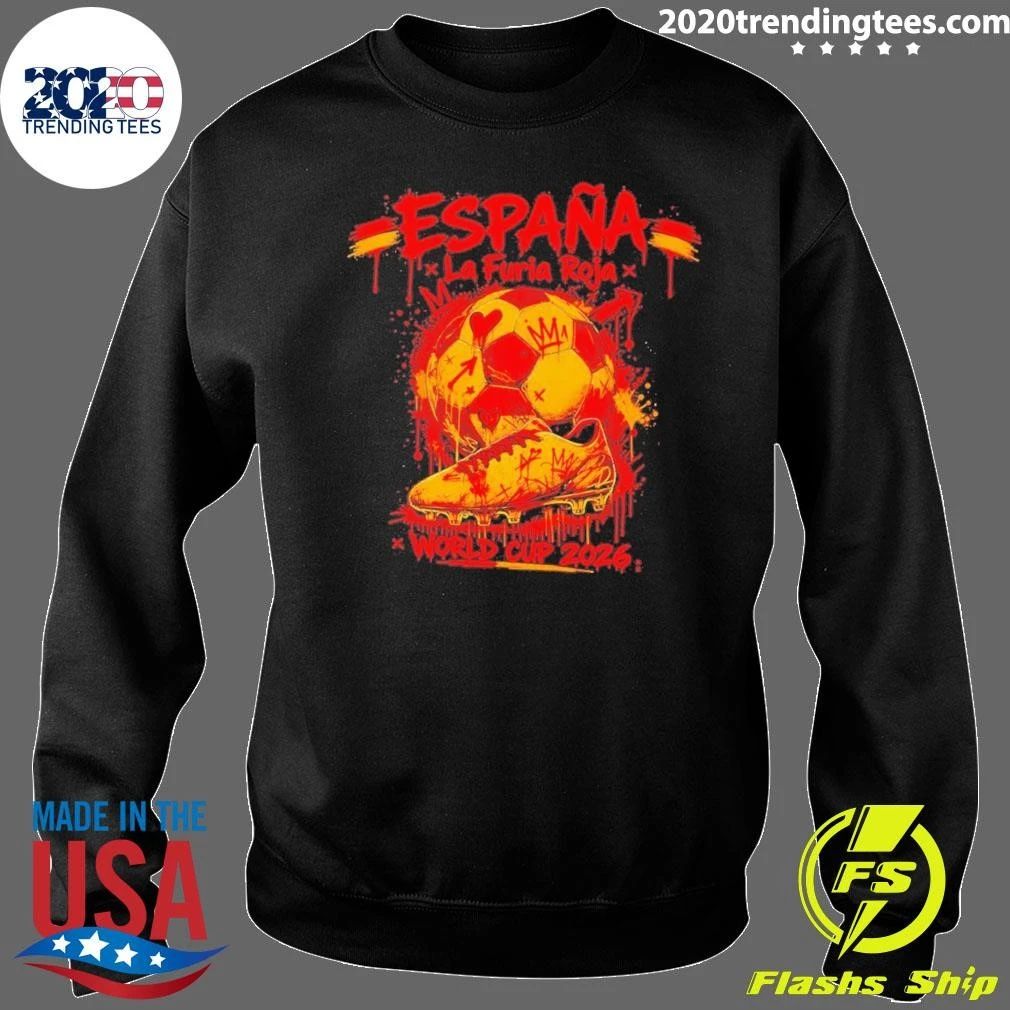 Espana La Furia Roja Spain Soccer World Cup 2026 Shirt