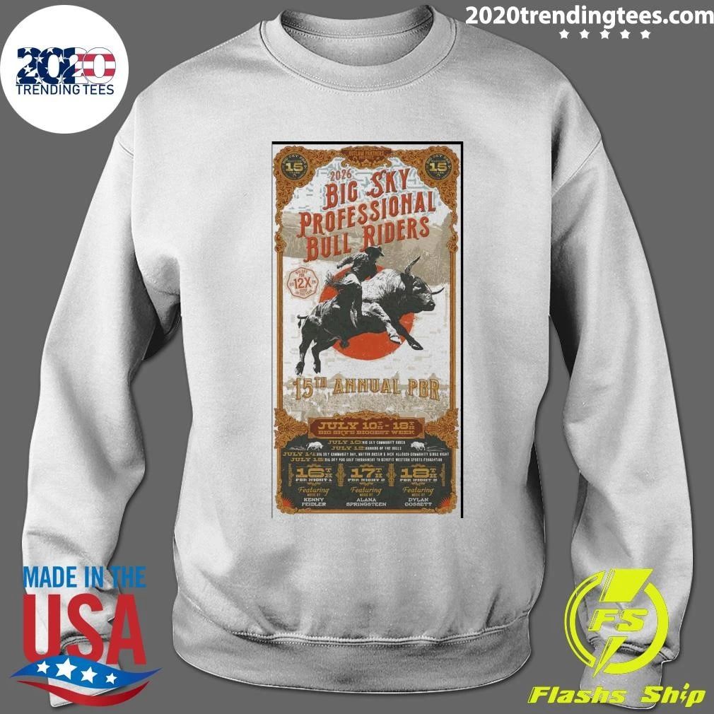 Big Sky Professional Bull Rider 2026 Shirt