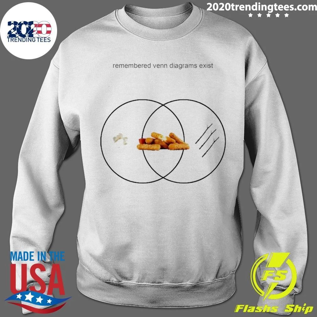 Remembered Venn Diagrams Exist Mozzarella Sticks Shirt
