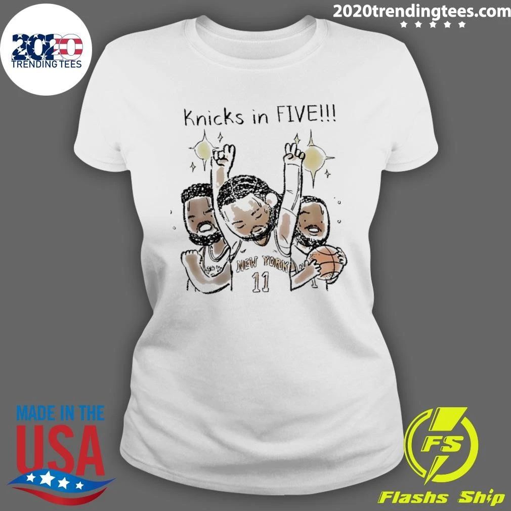 Knicks In Five Caricature Shirt