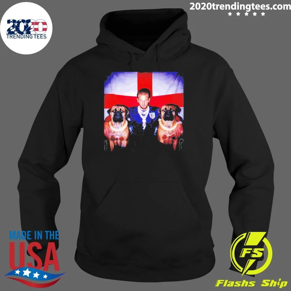 Harry Kane England Football Three Lions Vintage Shirt