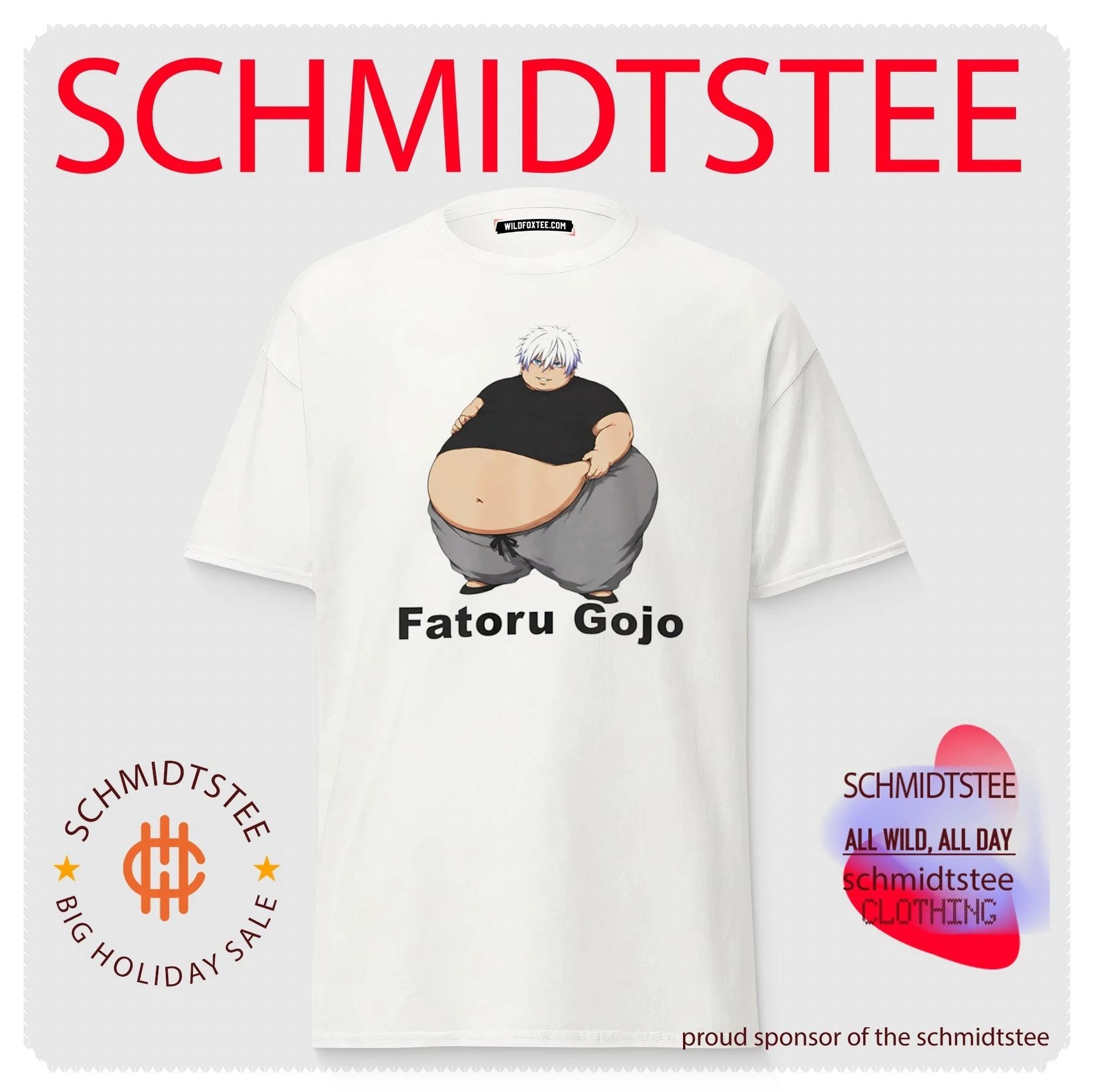 Fatoru Gojo Jujutsu Kaisen Anime Meme shirt
