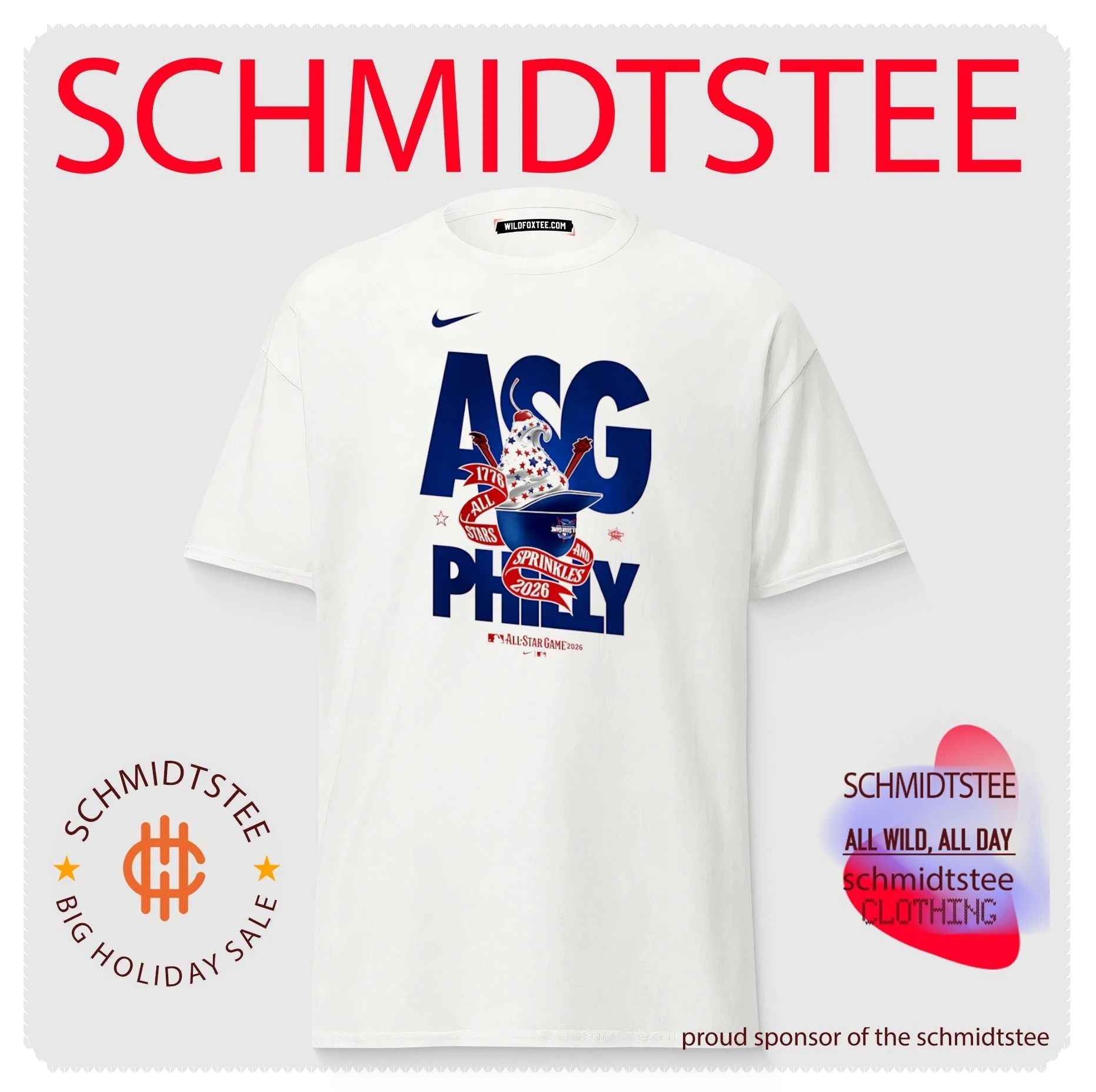 2026 MLB All-Star Game ASG Philly Ice Cream Helmet shirt
