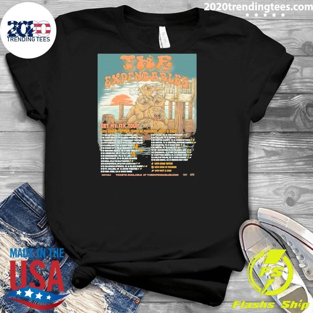 The Expendables Get My Fix Tour With Chad Tepper, Sons Of Paradise, Matt Zach Shirt