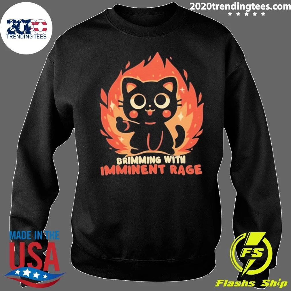 Angry Cat Brimming with Imminent Rage Shirt