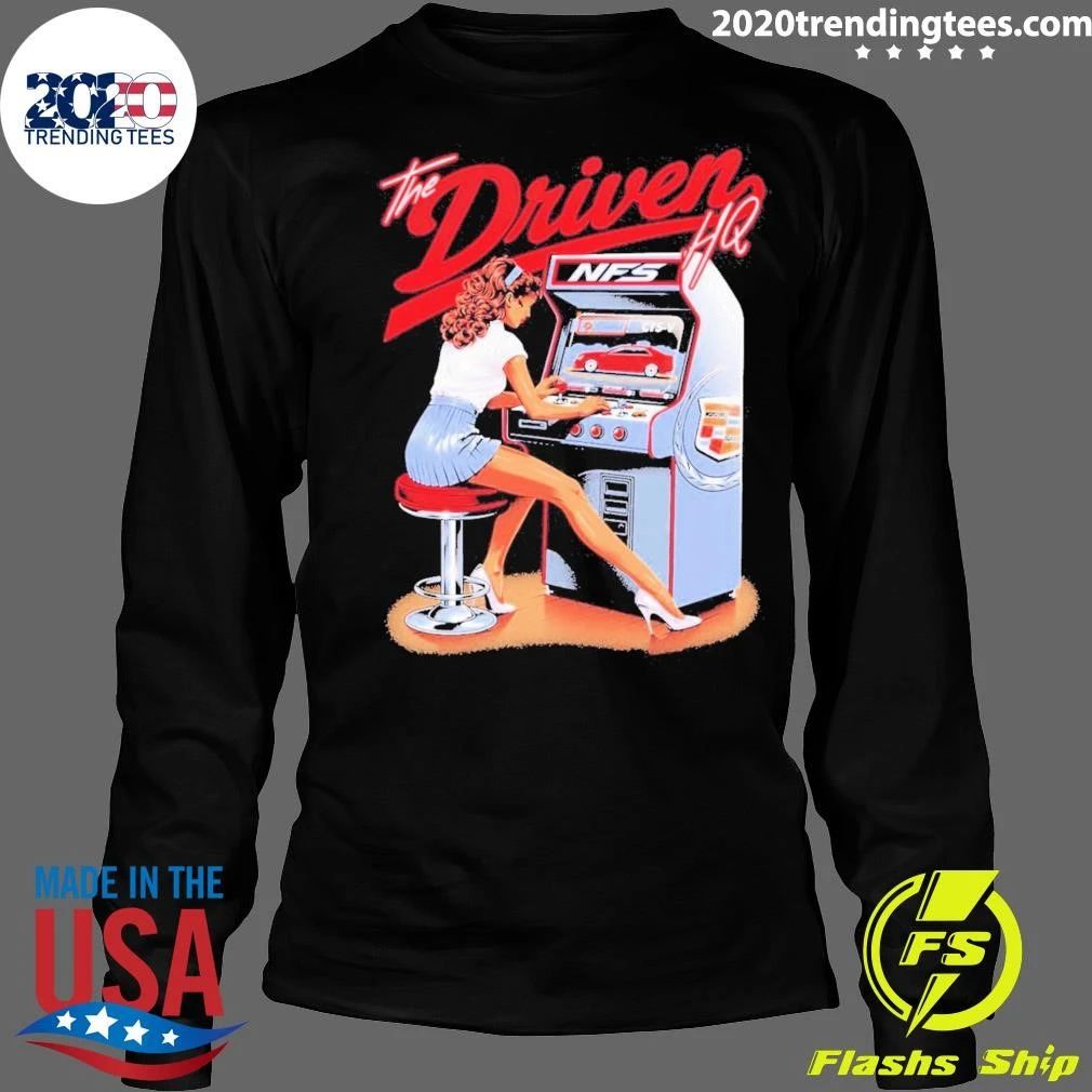 The Driven HQ NFS Need For Speed Arcade Retro Gaming Girl Shirt