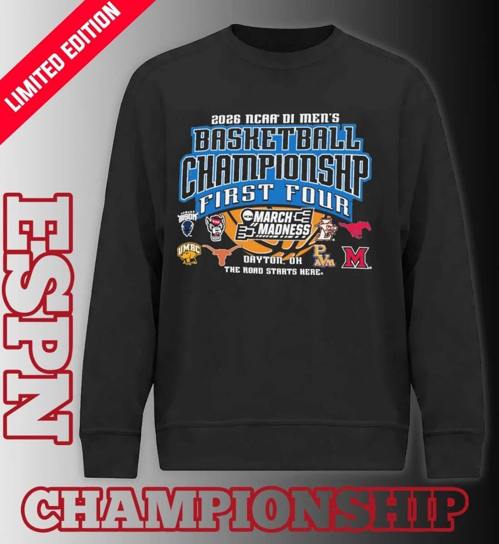 2026 NCAA DI Men’s Basketball Championship – First Four Shirt