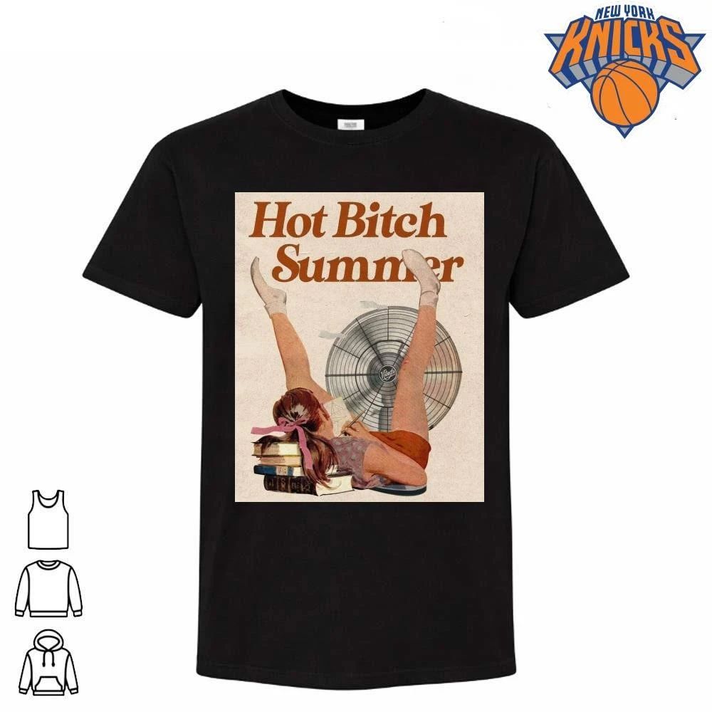 Bitch Summer Reading Cool Fan illustration shirt