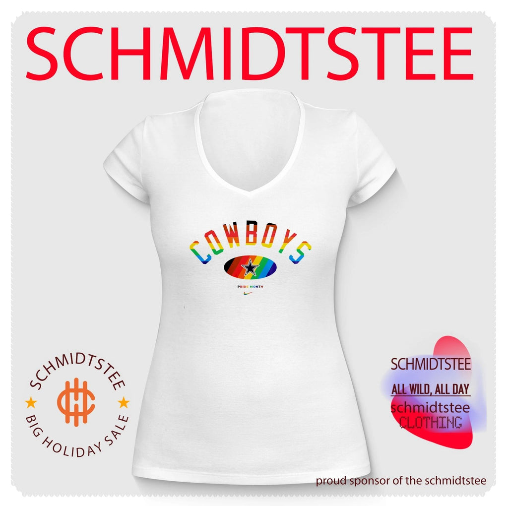 Dallas Cowboys Pride Month Rainbow logo shirt