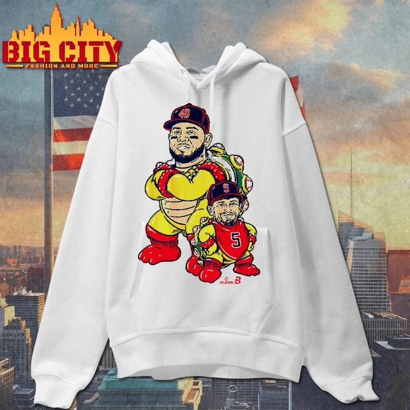 Willson Contreras and Caleb Durbin Bowser & Mini Bowser Meme Funny Shirt