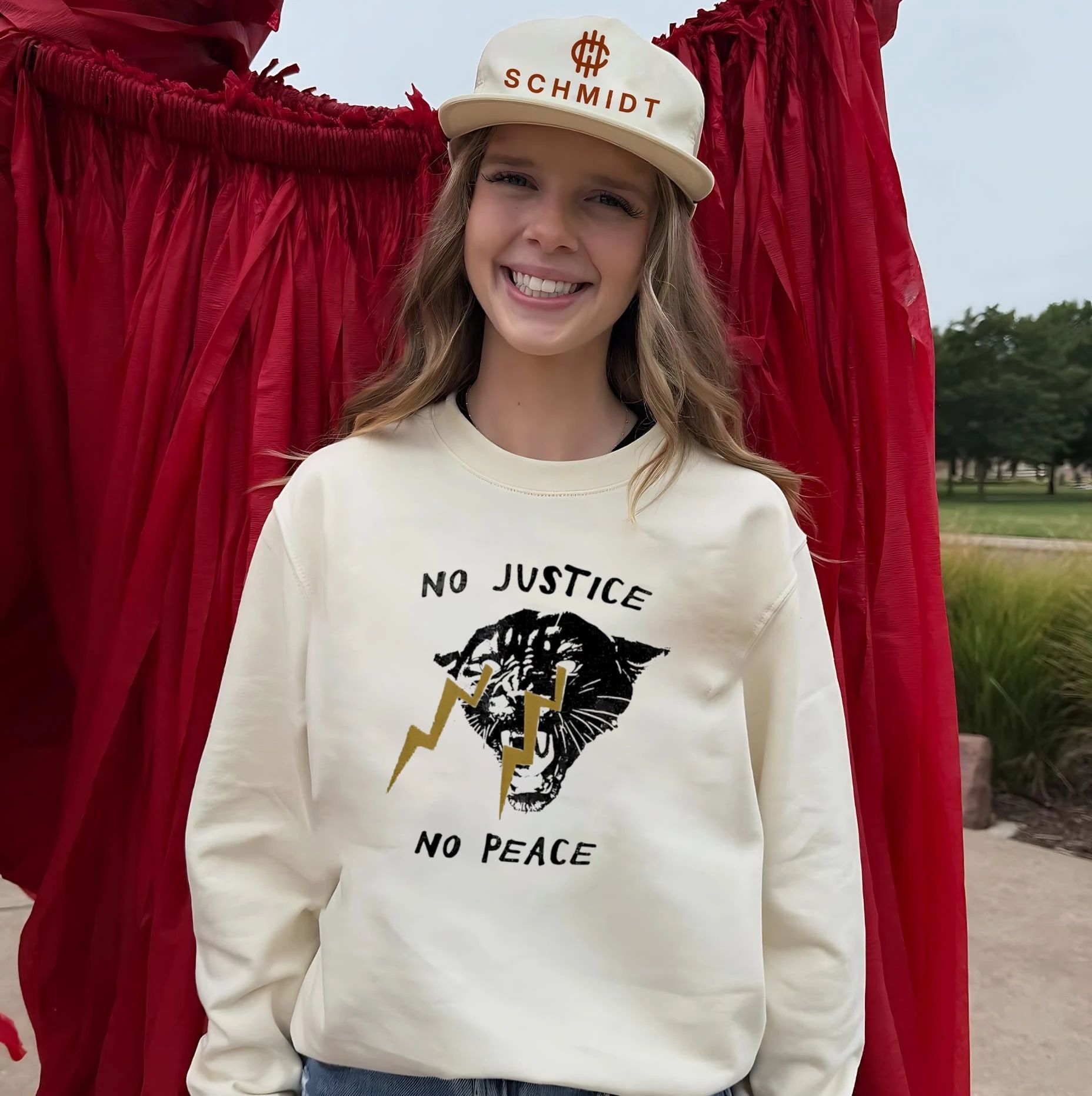 No Justice No Peace Panther Lightning Bolt shirt