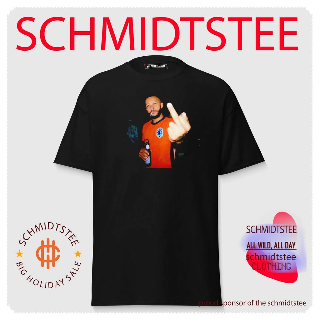 Memphis Depay Netherlands National Football Team middle finger shirt