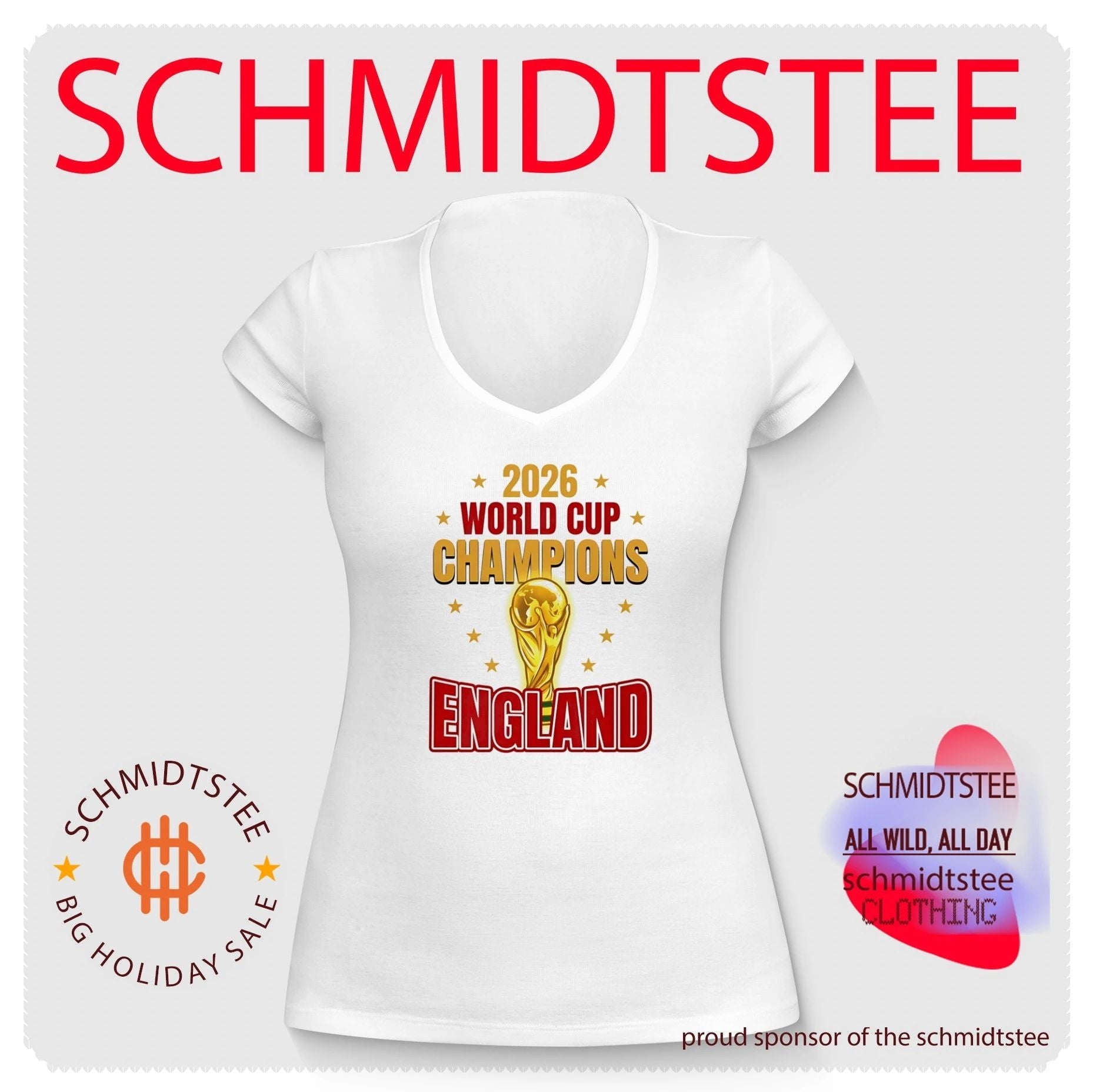 2026 World Cup Champions England Football Soccer shirt
