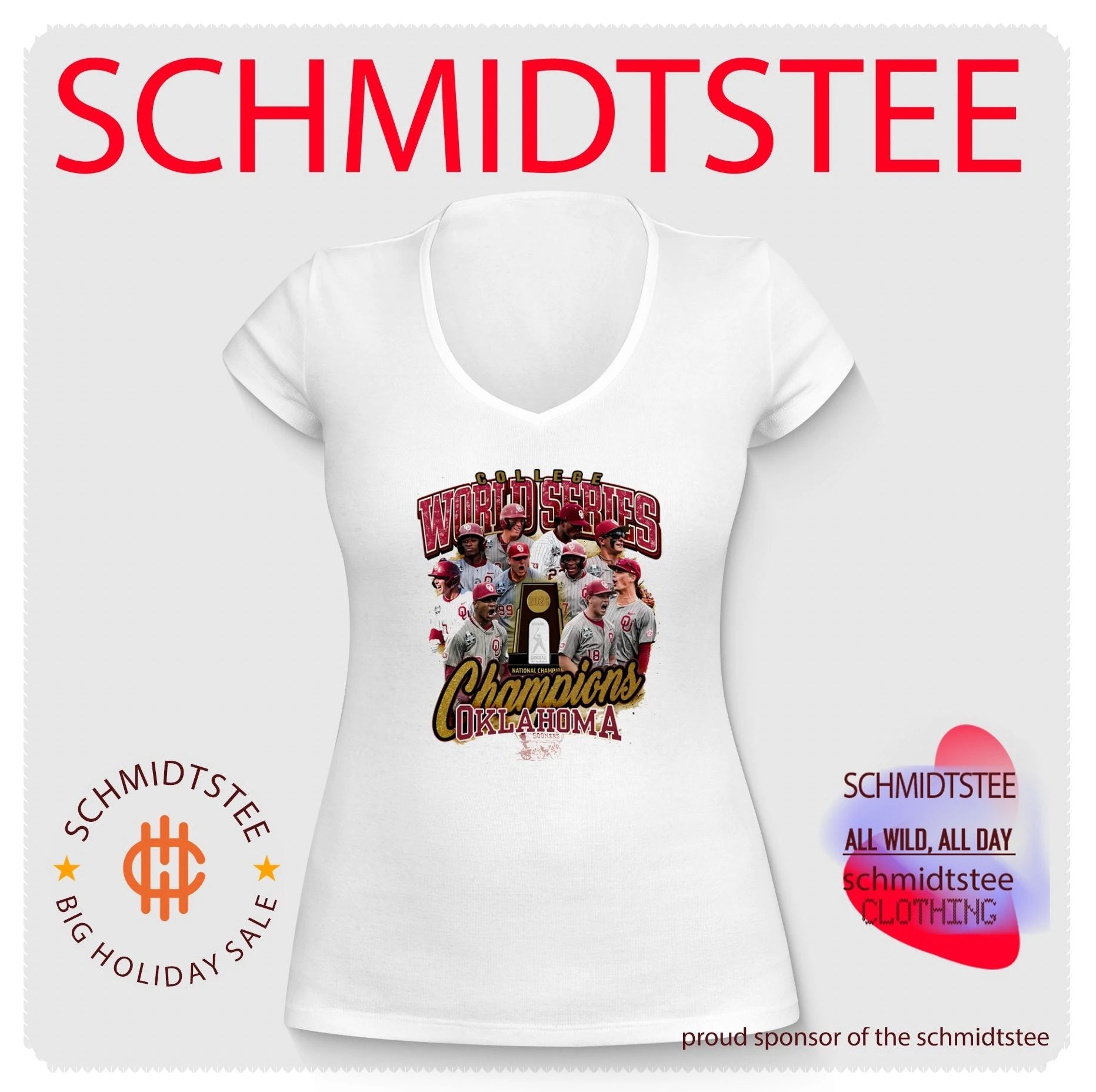 2026 College World Series Oklahoma Sooners National Champions shirt