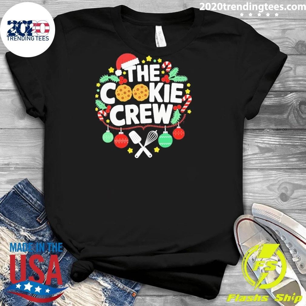 The Cookie Crew Christmas Baking Cookies Shirt