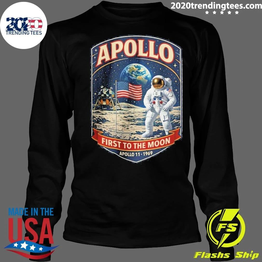 Apollo First To The Moon Apollo 11-1969 Shirt
