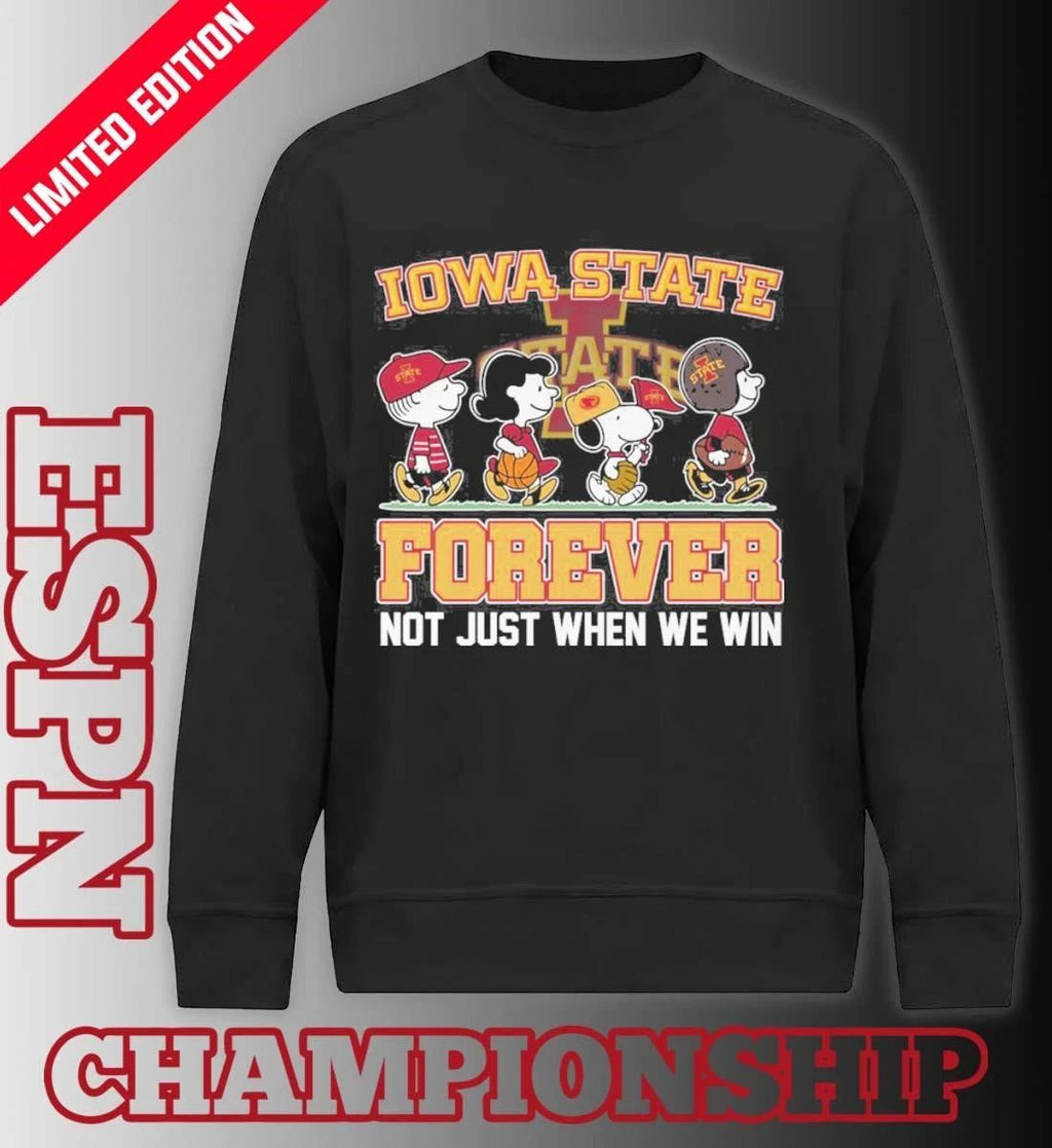 The Peanuts Characters X Iowa Hawkeyes Basketball Shirt