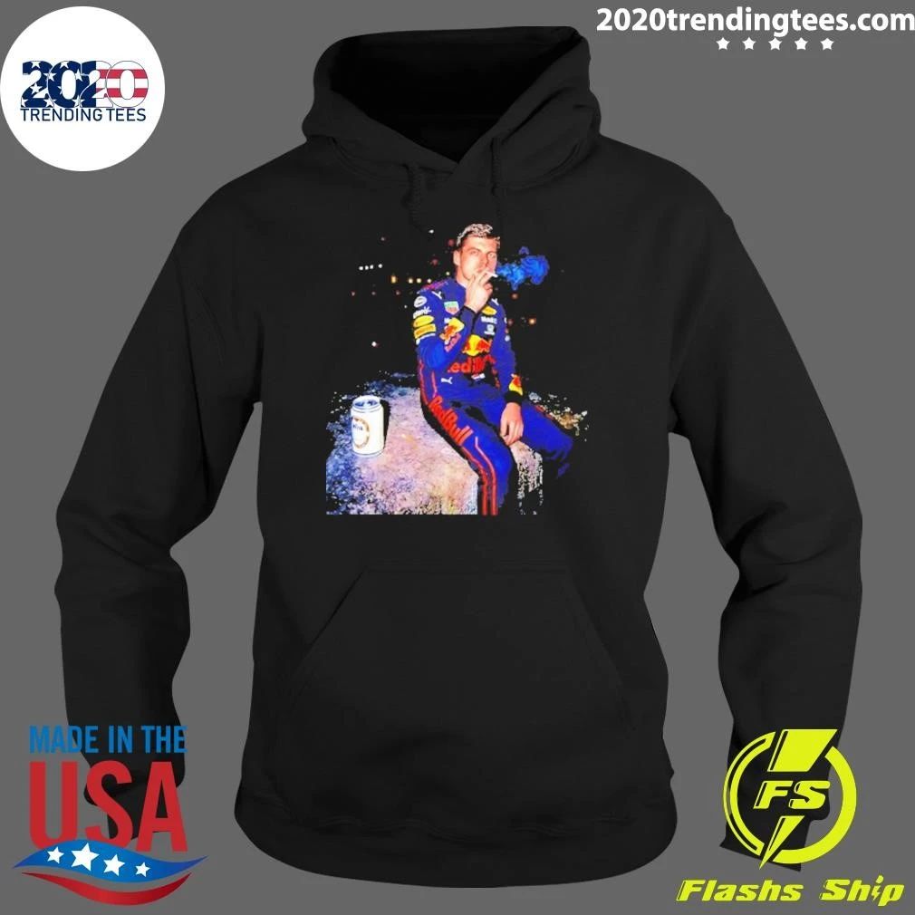 Max Verstappen Beer And Smoking Shirt