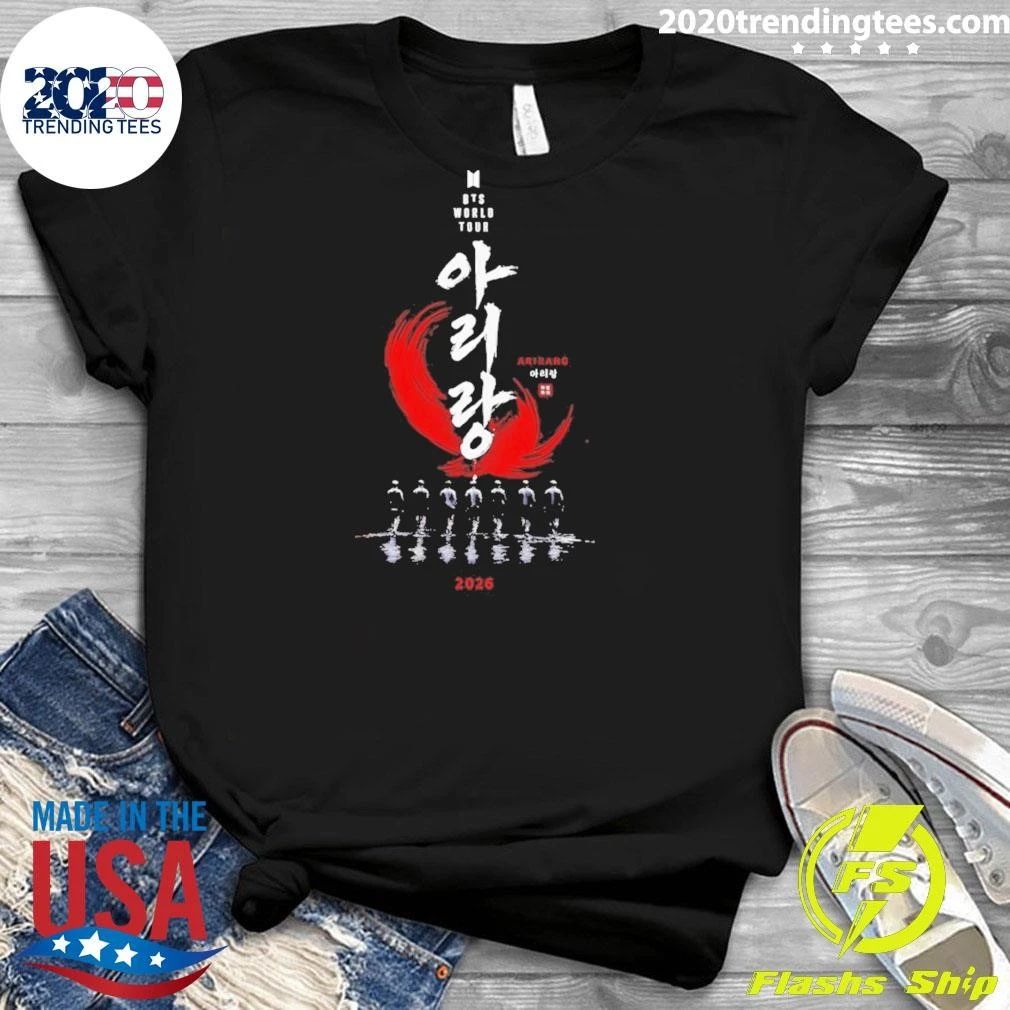 Bts Arirang Korea World Tour 2026 Shirt