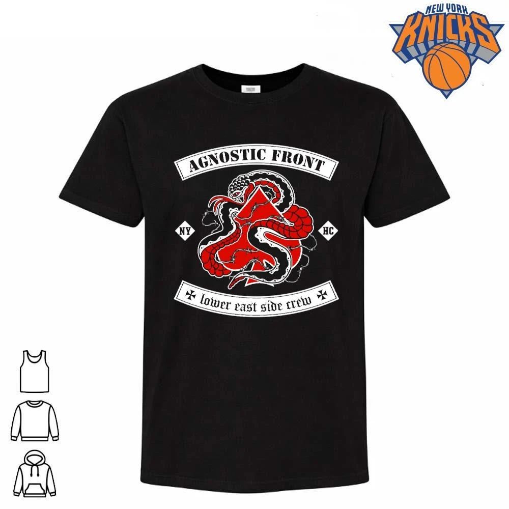 Agnostic Front Lower East Side Crew Snake Ace of Spades Hardcore Shirt