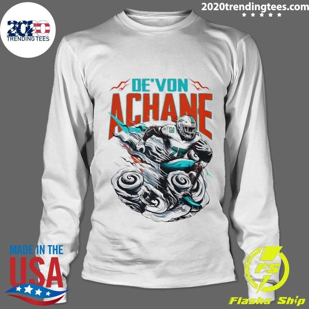 Miami Dolphins De’Von Achane Roadrunner cartoon shirt
