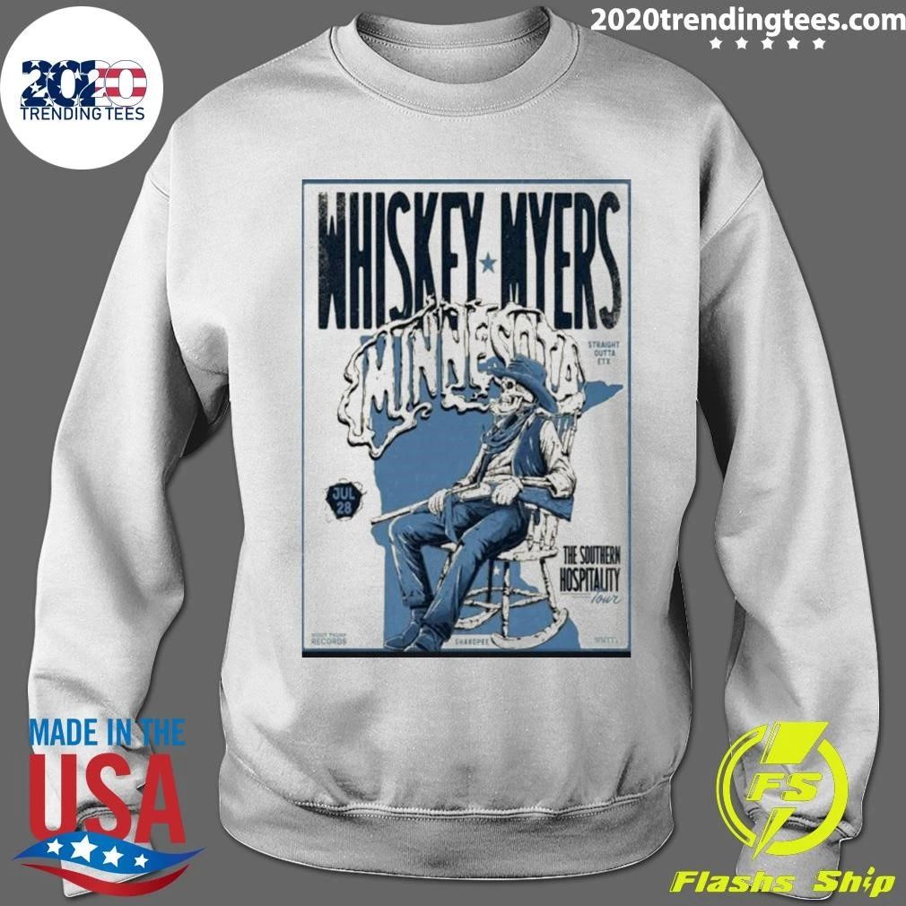 Whiskey Myers Minnesota 2026 Southern Hospitality Tour Home Shirt
