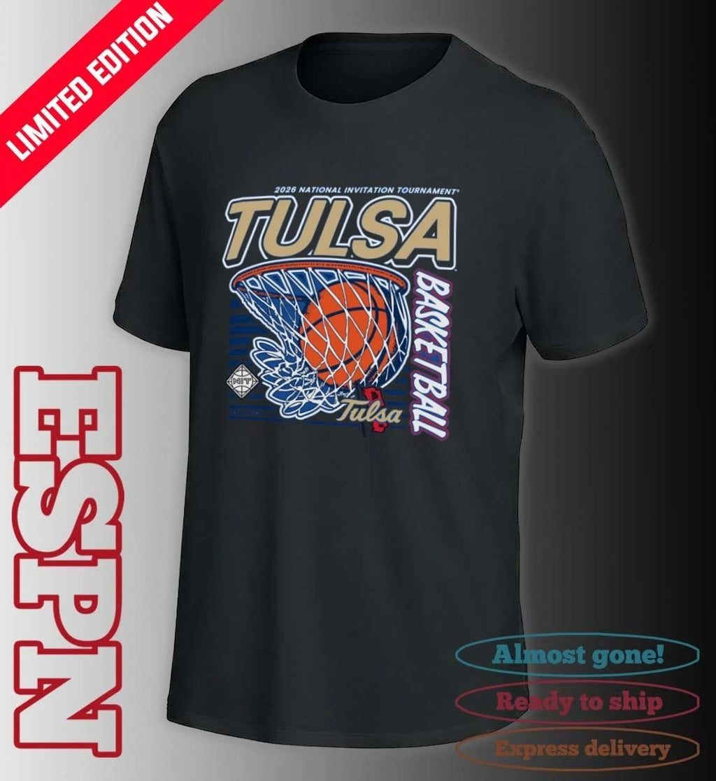 Tulsa Golden Hurricane 2026 Division I Men’s Basketball Postseason NIT Shirt