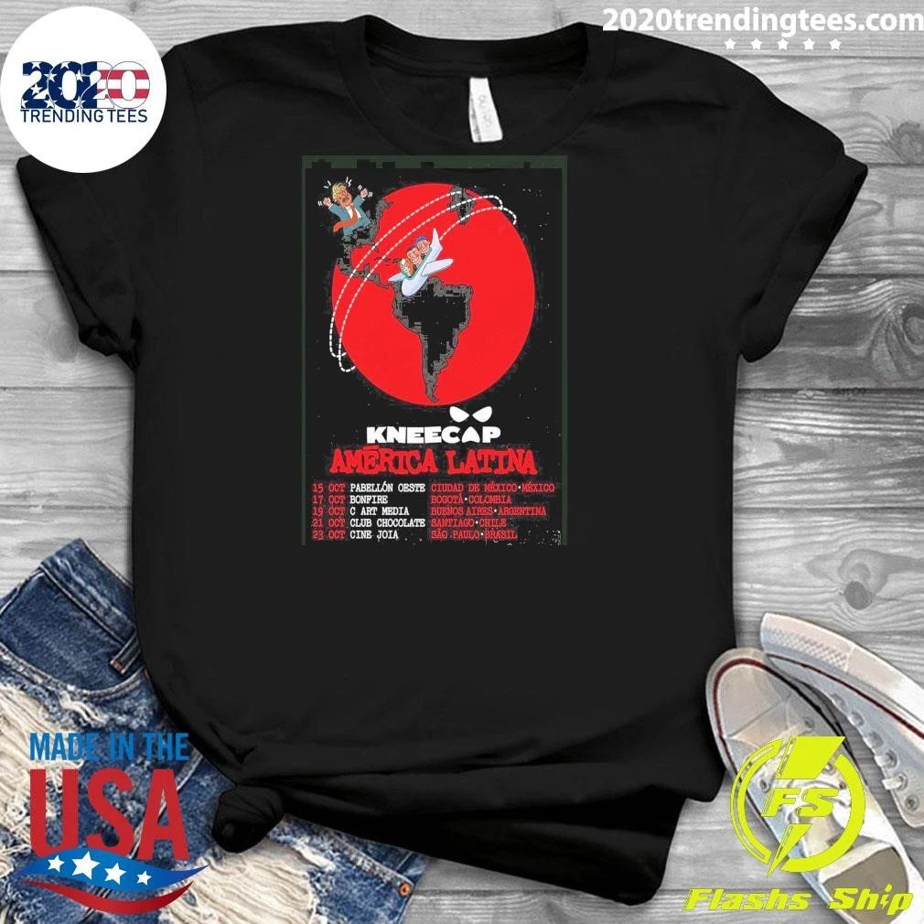 Kneecap Band America Latina Irish Hip Hop Music Tour Poster 2026 Shirt