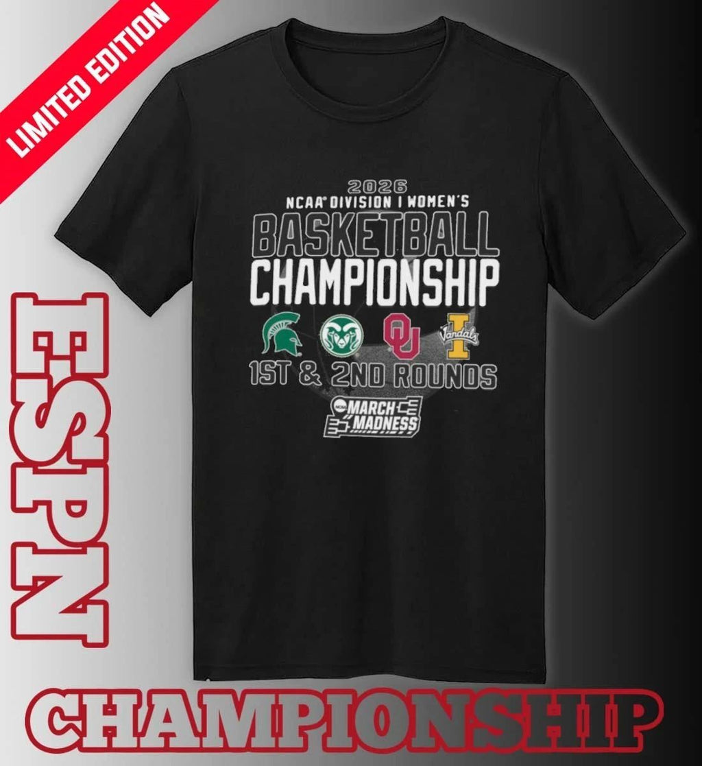 1st, 2nd Rounds 2026 NCAA DI Women’s Basketball Championship – Norman, OK Shirt
