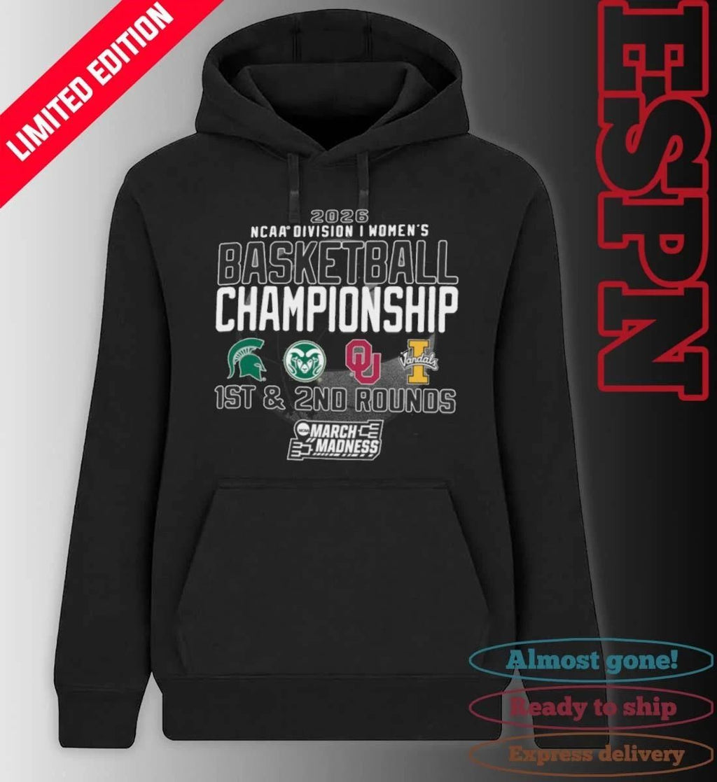 1st, 2nd Rounds 2026 NCAA DI Women’s Basketball Championship – Norman, OK Shirt