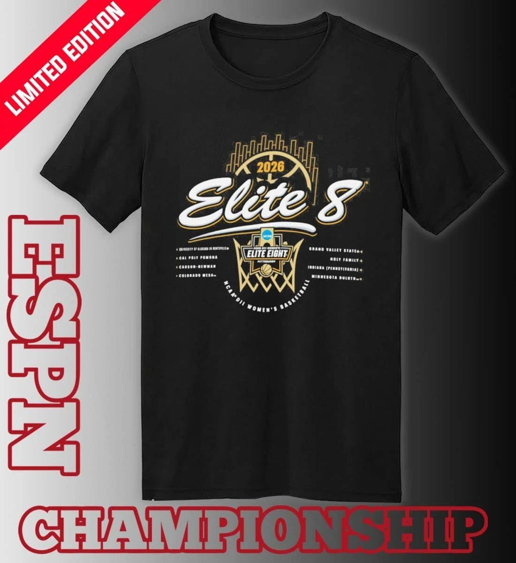 2026 NCAA Division II Women’s Basketball Elite Eight T-Shirt