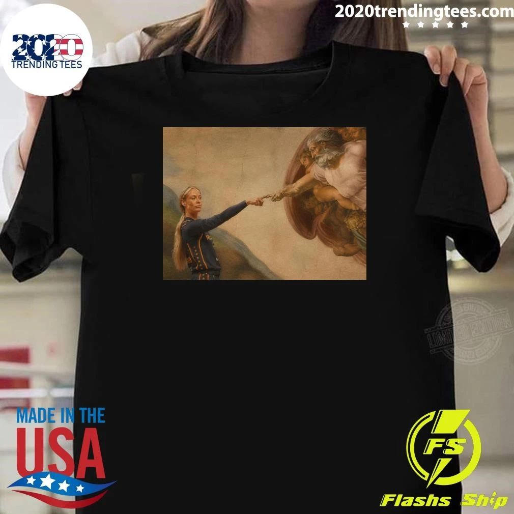The Creation of Adam Basketball Parody Indiana Fever Shirt