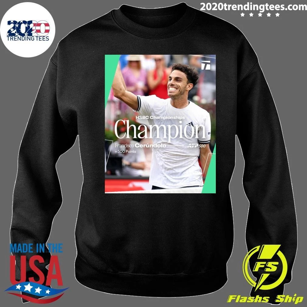 HSBC Championships Champion Francisco Cerúndolo ATP 500 Shirt
