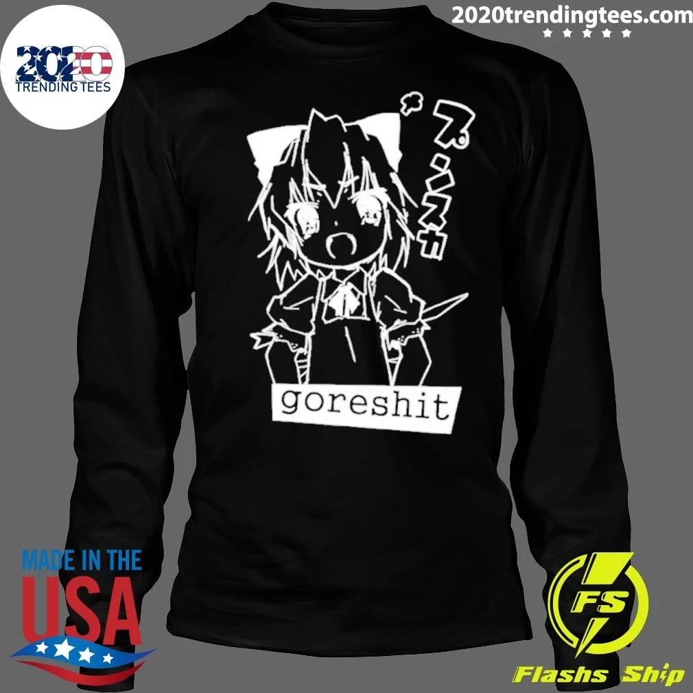 Goreshit Anime Girl Breakcore Electronic Shirt