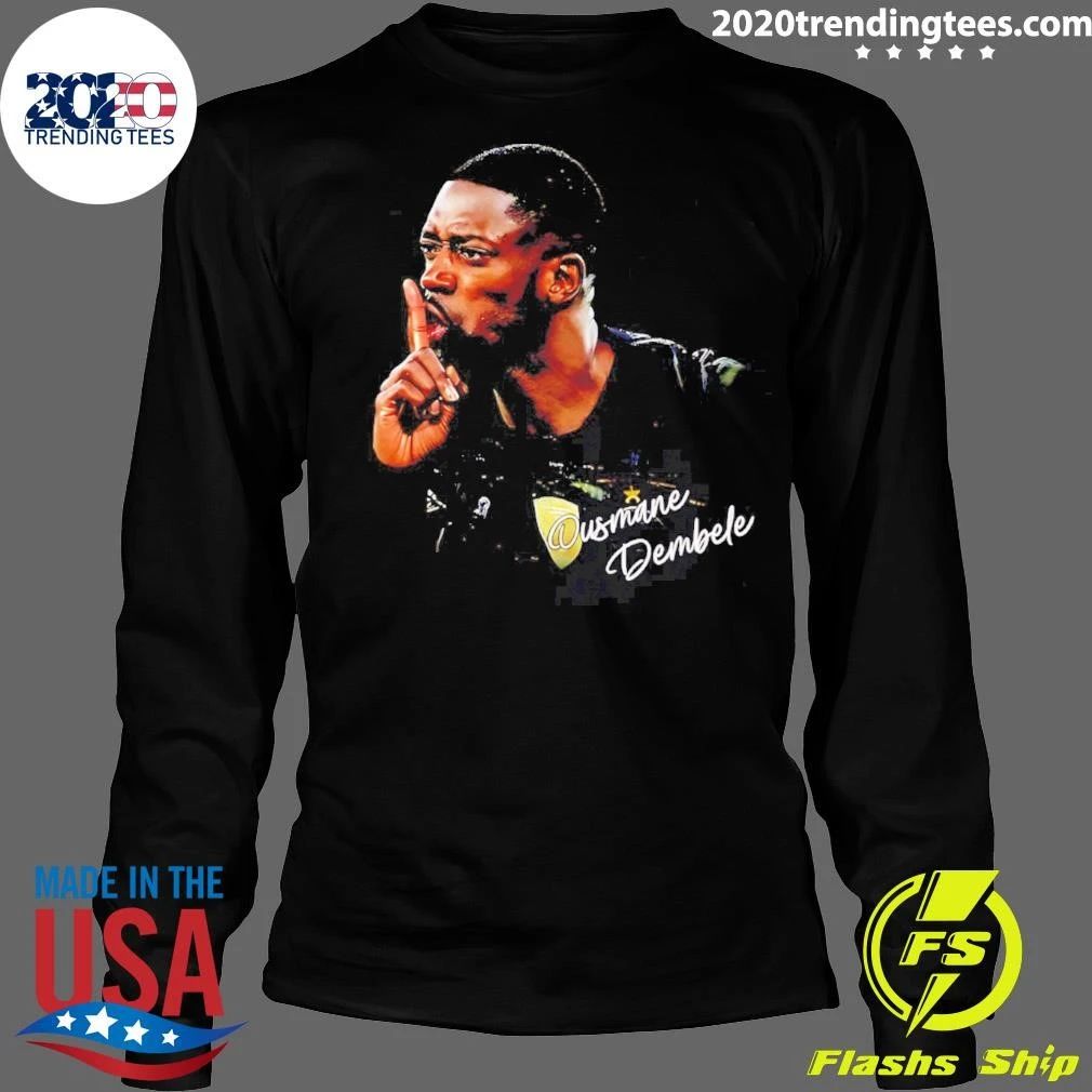 Psg Ousmane Dembele Shhh Graphic Shirt