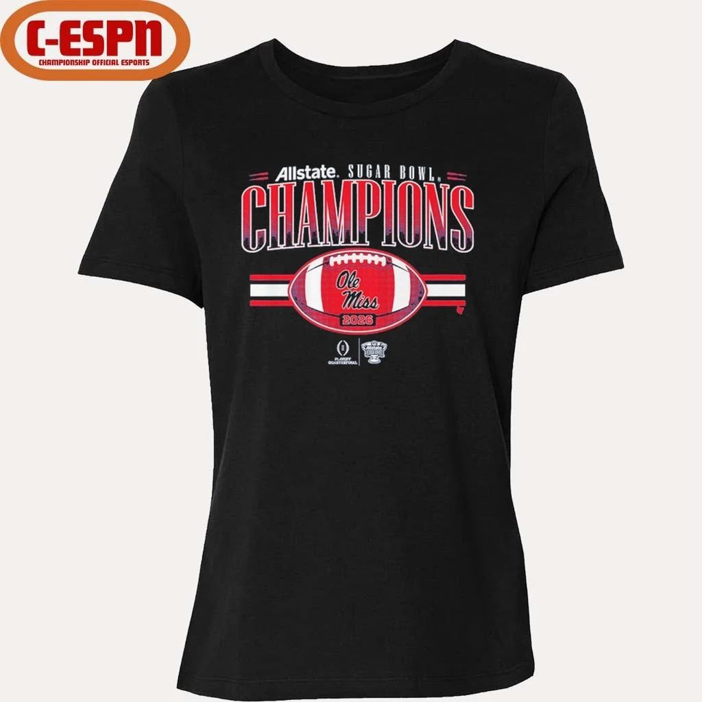 Ole Miss Football CFP Sugar Bowl Champions Shirt