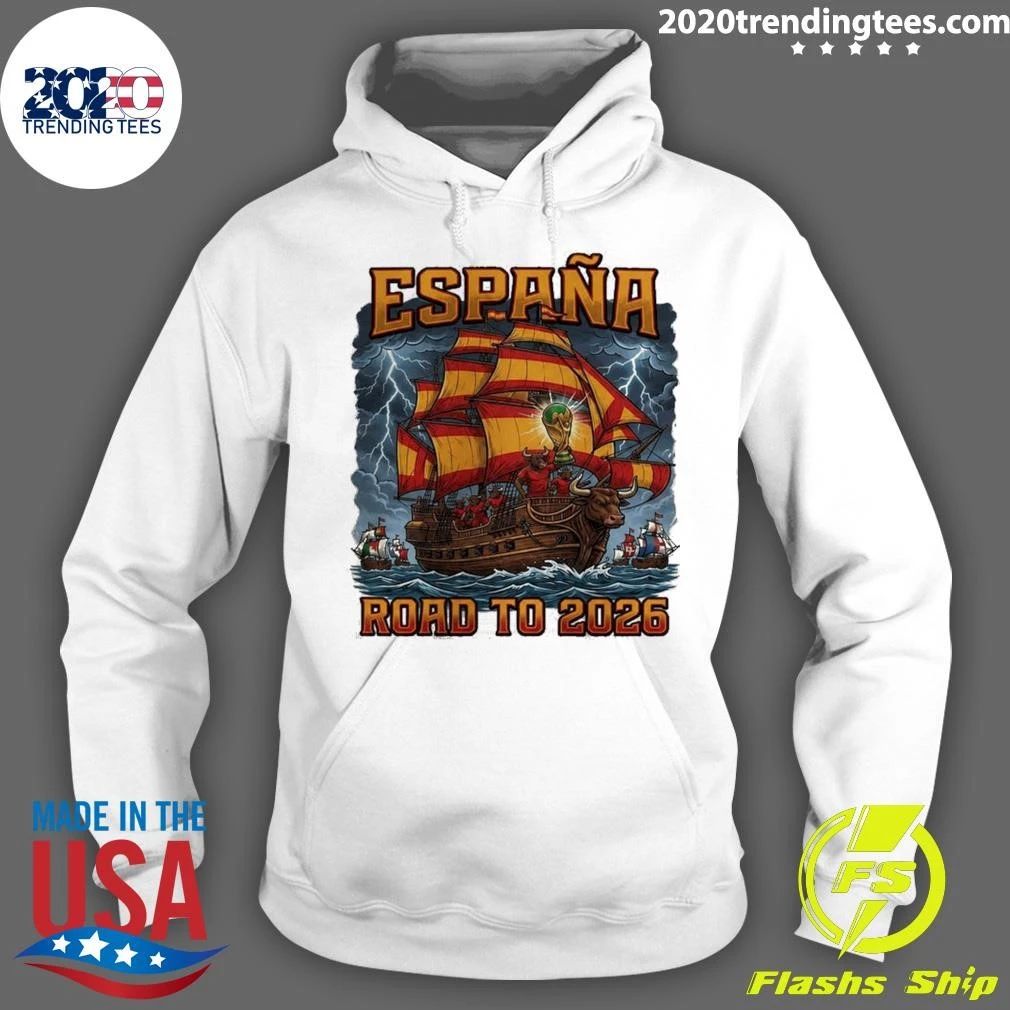 España Soccer Fan Ship Road to 2026 Football Supporter Tee Shirt