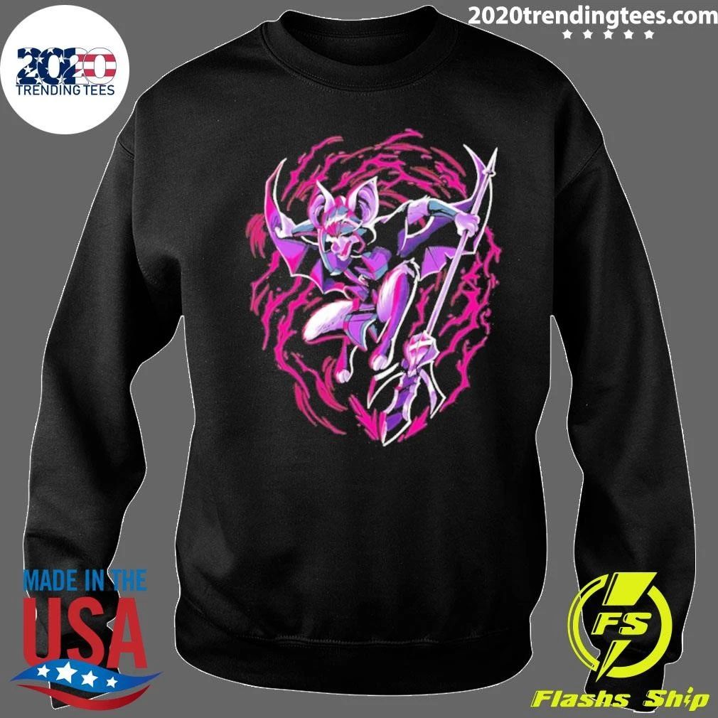 Thorne Bat Warrior With Spear Fantasy Shirt