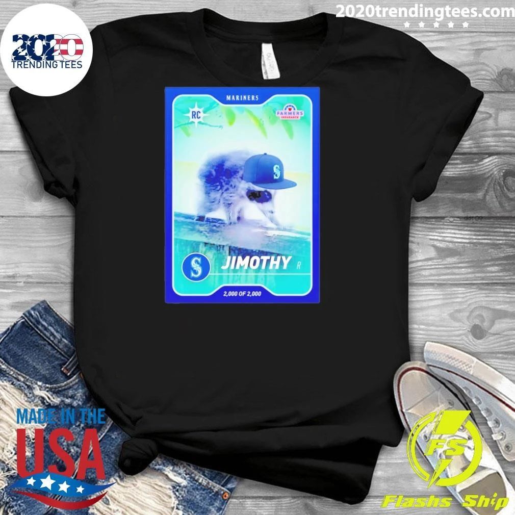 Jimothy Seallte Mariners Jimothy Night Rookie Card Shirt
