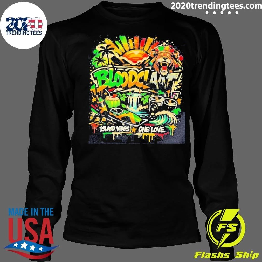 Bloodclaat Island Vibes One Love Vintage Shirt